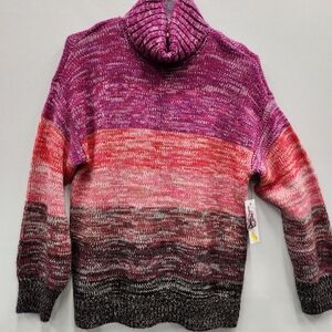 tribal Turtle neck sweater